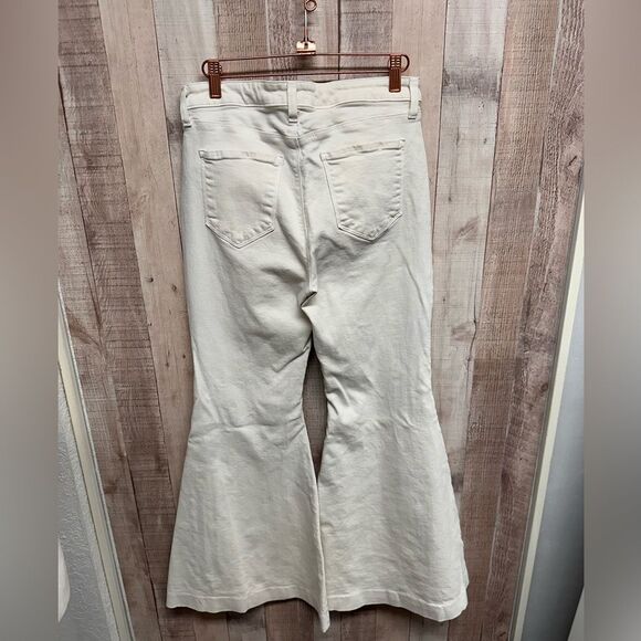 L’ AGENCE  Lorde Super high rise flare vintage white jeans - Picture 8 of 14